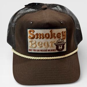 Smokey Bear Brown Trucker Hat – NWT Outdoor Cap